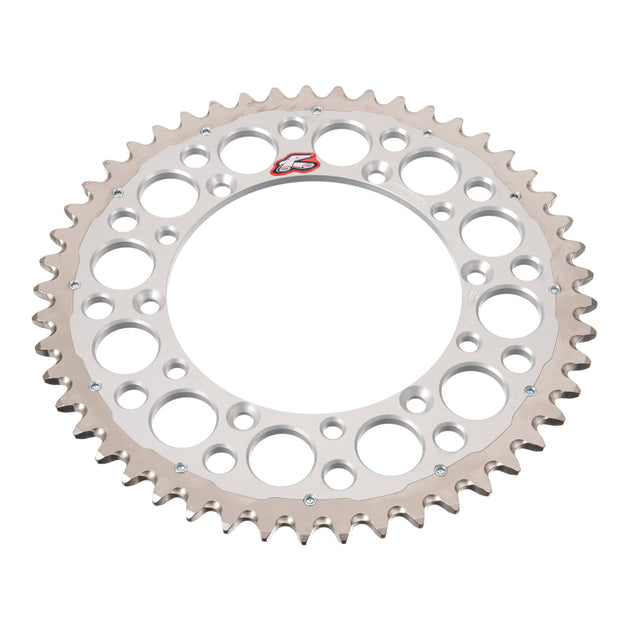 Renthal Sprocket Twinring Silver 48T Bi-Metal Grooved