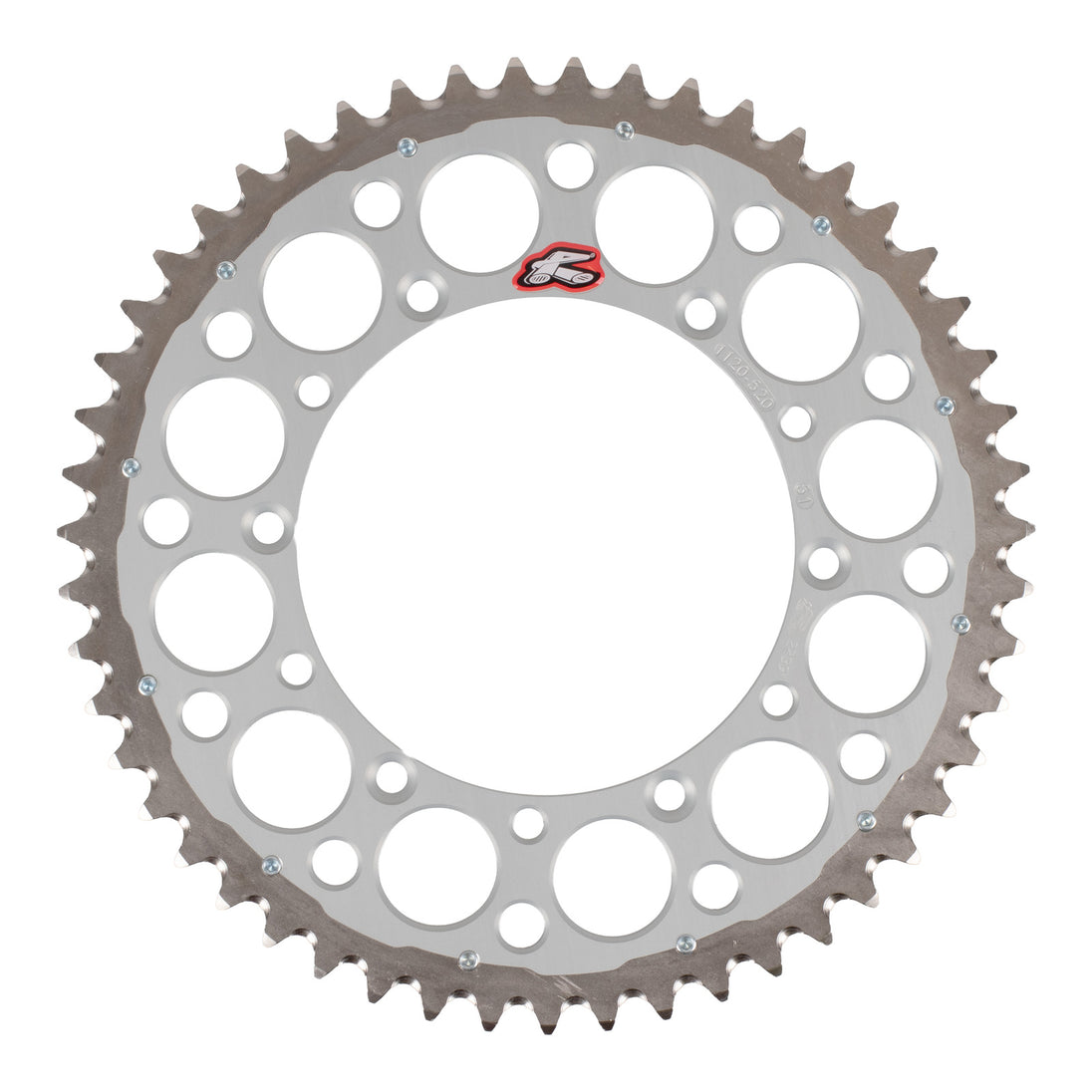 Renthal Sprocket Twinring sliver 51T Bi-Metal Grooved Packaged