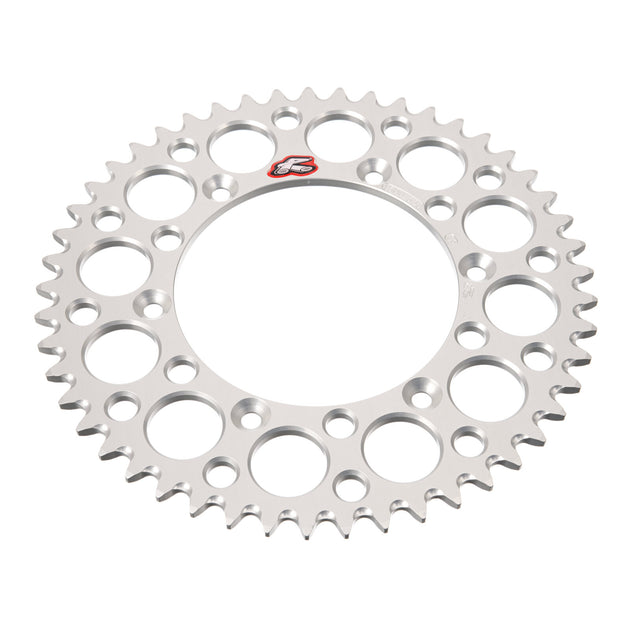 Renthal Sprocket Rear Silver 49T Alloy 7075 T6 Grooved