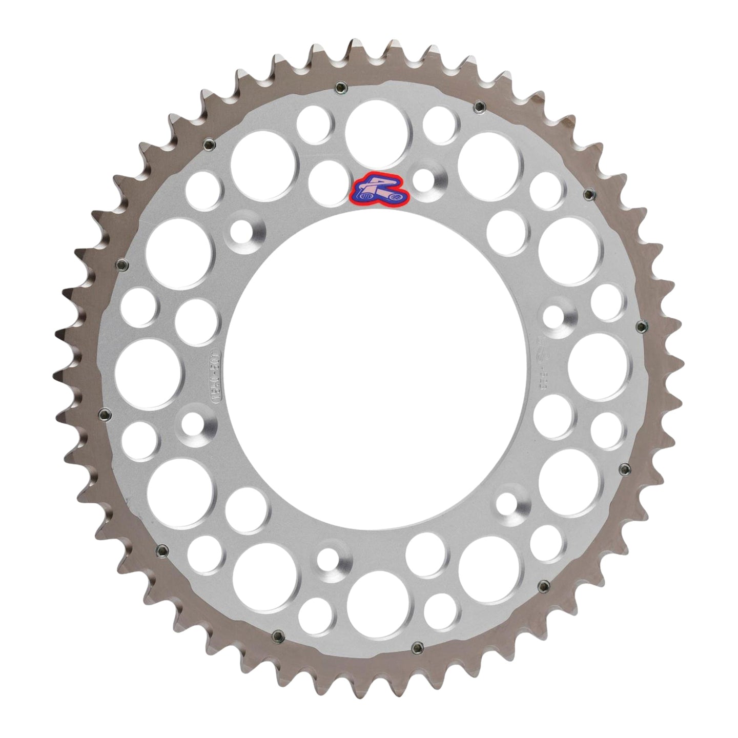 Renthal Sprocket Twinring Silver 48T Bi-metal Grooved