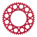 Renthal Sprocket Rear Red 50T Alloy 7075 T6 Grooved