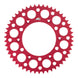 Renthal Sprocket Rear Red 50T Alloy 7075 T6 Grooved