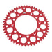 Renthal Sprocket Rear Red 50T Alloy 7075 T6 Grooved