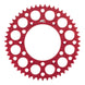 Renthal Sprocket Rear Red 51T Alloy 7075 T6 Grooved