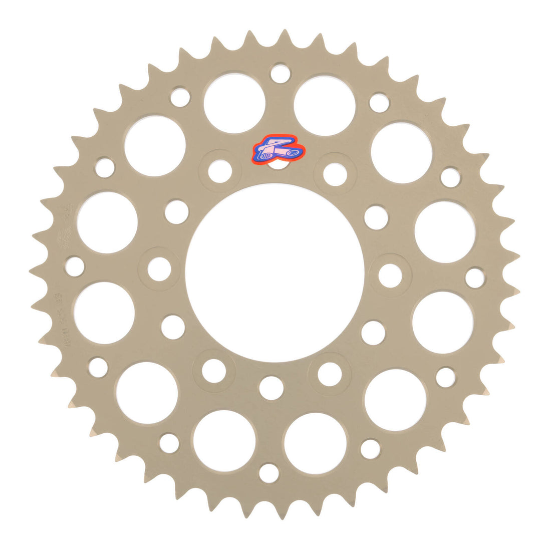 Renthal Sprocket Rear Silver 43T Alloy 7075 T6 Grooved Kawasaki