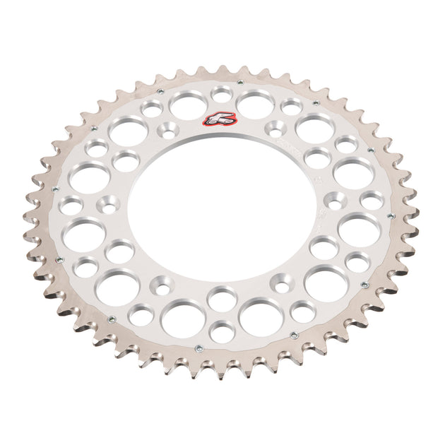 Renthal Sprocket Twinring Silver 50T Bi-Metal Grooved