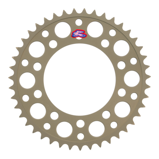 Renthal Rear Sprocket T6 Grooved 7075 Alloy - Silver [Honda]