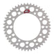 Renthal Sprocket Rear Silver 47T Alloy 7075 T6 Grooved