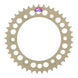 Renthal Sprocket Rear Silver 41T Alloy 7075 T6 Grooved Mont