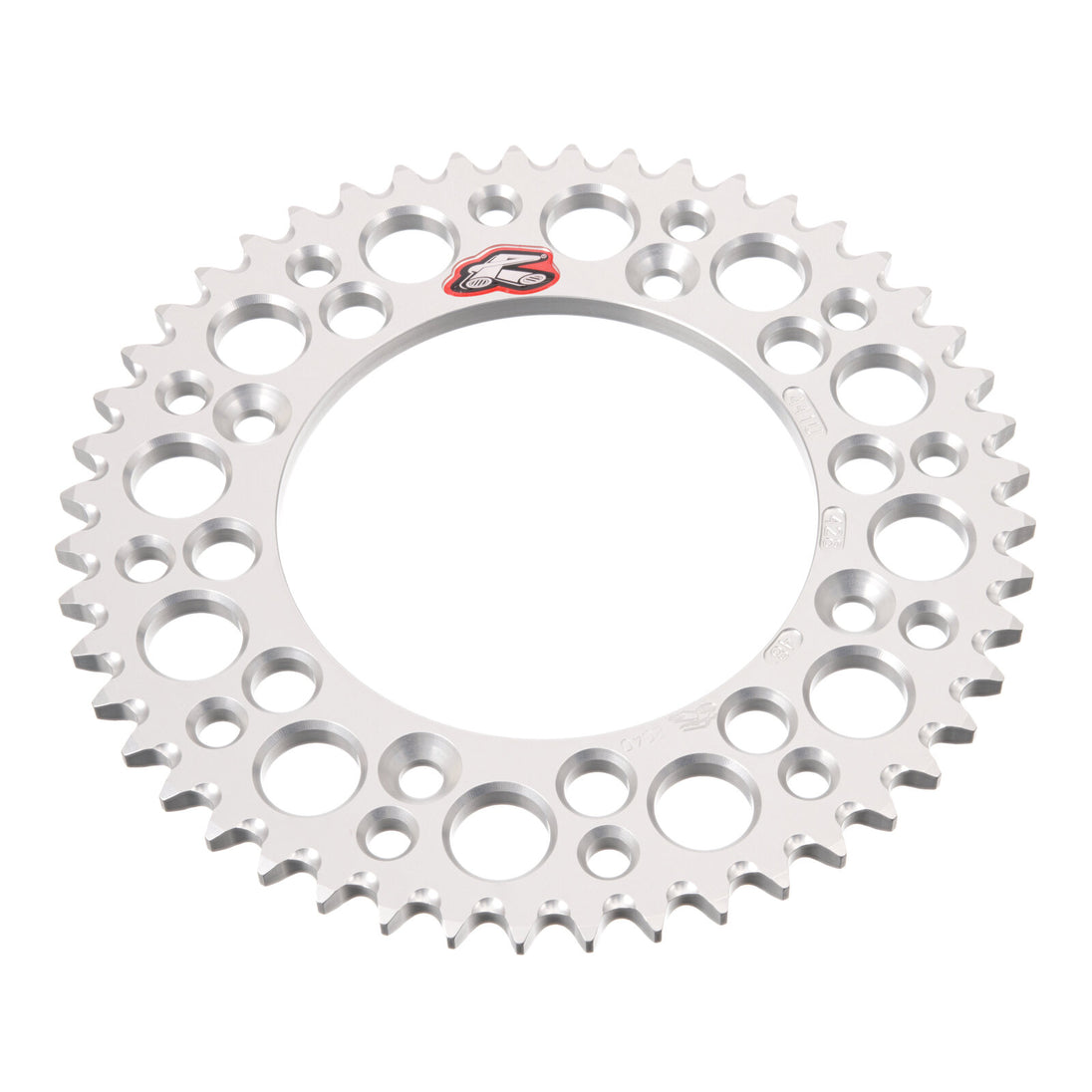 Renthal Sprocket Rear Silver 48T Alloy 7075 T6 Grooved