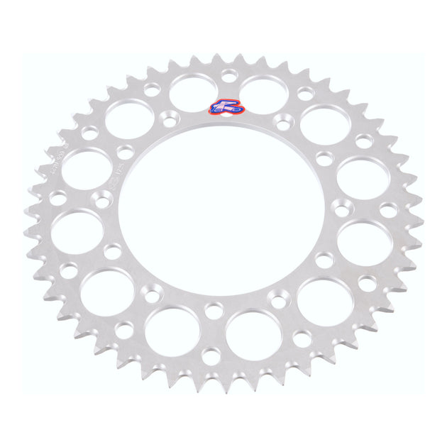 Renthal Sprocket Rear Silver 48T Alloy 7075 T6 Grooved