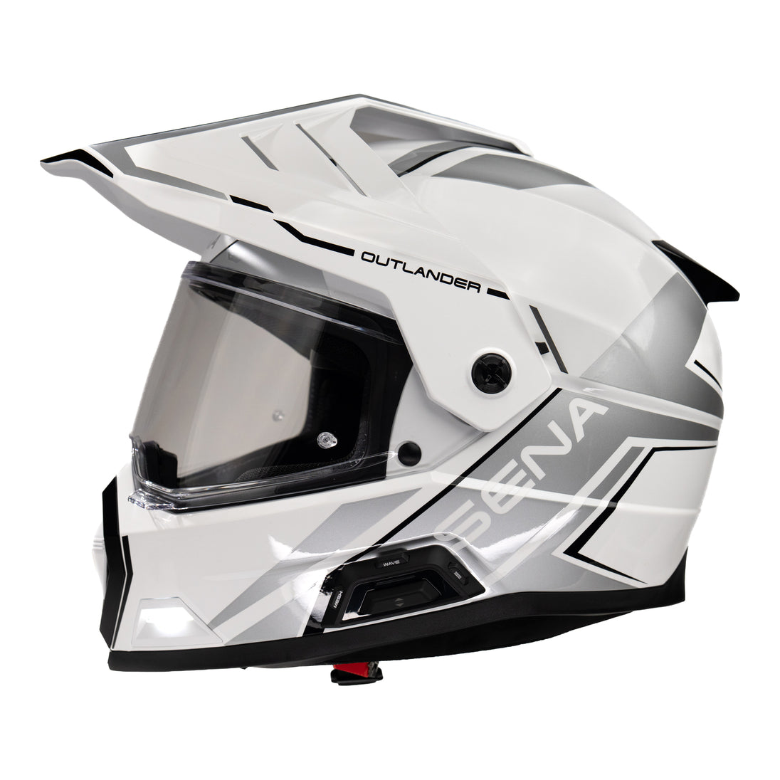 Sena Outlander Smart ADV Dual-Sport Helmet - Gloss White