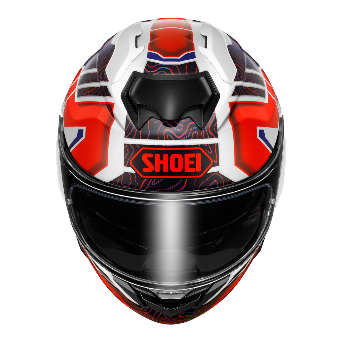 Shoei GT-Air 3 Hike TC10 - Red / White / Blue