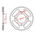 Sprocket Kit Honda CT110 - Single ratio/70mm Cntr-428KRO 15/45