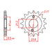 Sprocket Kit Honda XR400 (Trail) - 520EXW 14/48