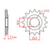 Sprocket Kit Suzuki DR250 '82-87 Farm (434) - 520XRE 12/48