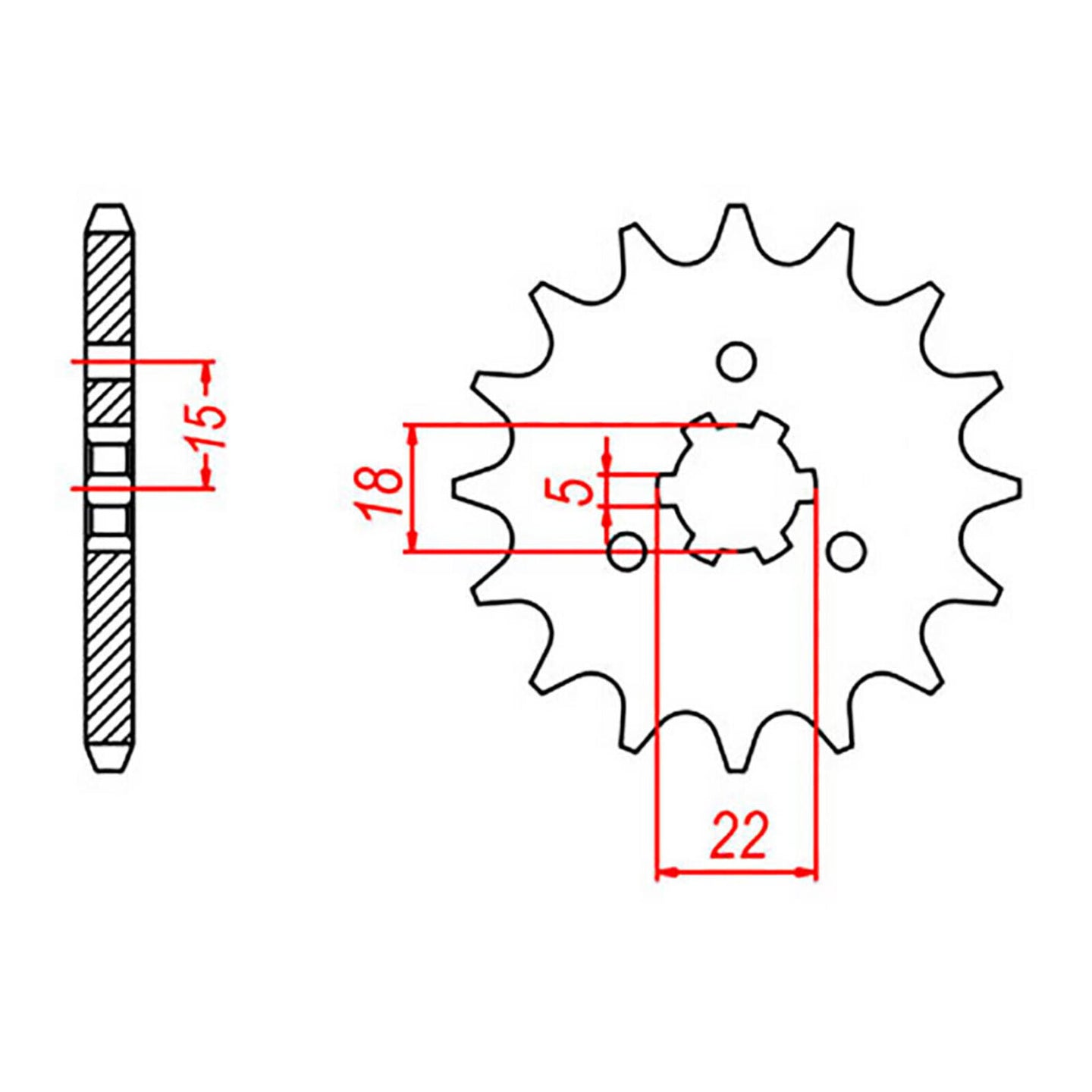 Sprocket Kit Kawasaki KX125 '98 - 520KXZ 12/48