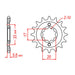 Sprocket Kit Kawasaki KX250F '04-'05/RMZ250 SUZ - 520KXZ 13/48