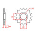 Sprocket Kit Suzuki RMZ250 - 520MXU 13/49