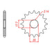 Sprocket Kit Yamaha YZ125 '99-'01 - 520KXZ 13/48