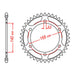 Sprocket Kit BMW F650GS '08-'12 - 525XRE 17/42