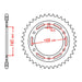 Sprocket Kit BMW F700GS '13-'16 - 525XRE 17/42