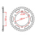 Sprocket Kit Honda VFR400 (NC30) - GB525XRE 15/40