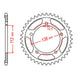 Sprocket Kit Honda CB600F Hornet '07-'09 - 525XRE 16/43