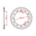 Sprocket Kit Honda CB1000R Predator '08-'11 (recommended) - 530ZXW 1