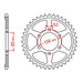 Sprocket Kit Kawasaki ZX9R '98-'01 Gold (economy) - GB530XRE 16/41