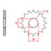 Sprocket Kit Suzuki GN125 - 428H 14/42