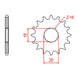 Sprocket Kit Suzuki GN125 - 428H 14/42