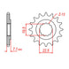 Sprocket Kit Suzuki GN250 - 520XRE 15/41