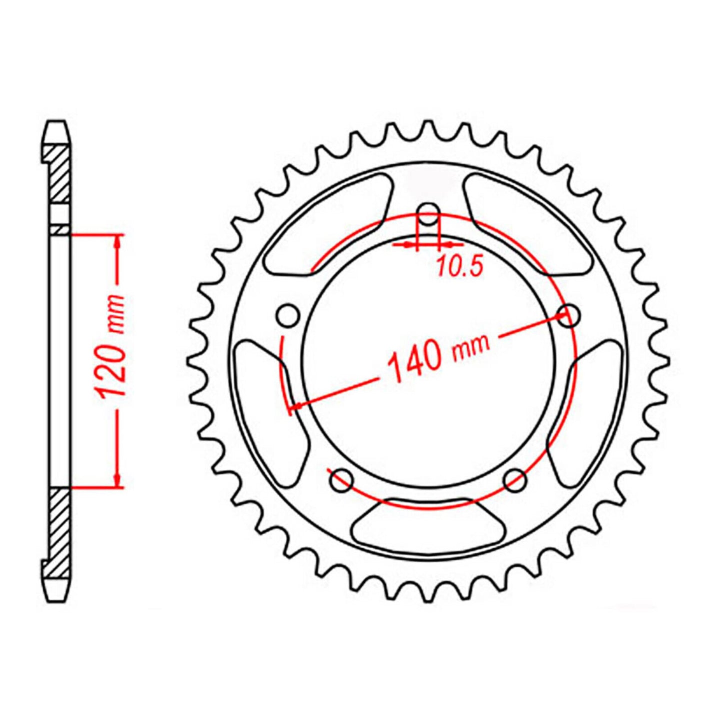 Sprocket Kit Suzuki GSXR750 '00-'05 - GB525ZXW 17/42