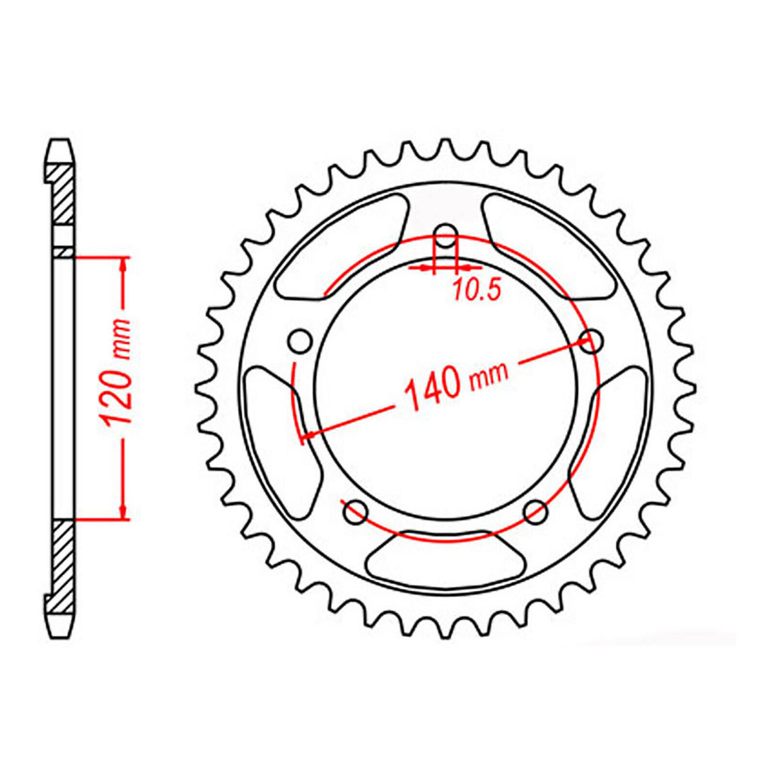 Sprocket Kit Suzuki GSXR1000 '07-'08 (K7-K8) (economy) - 530XRE 17/43
