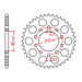Sprocket Kit Triumph Speed Triple '94-'96 (Double Side Side-arm) - 530XRE 17