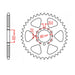 Sprocket Kit Yamaha SR250 - 520SO 16/45
