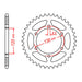 Sprocket Kit Yamaha FZR400RR (520conv) - 520XRE (104 link) 15/43