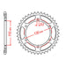 Sprocket Kit Yamaha R6 '06-'15 - GB525XRE 16/45