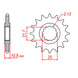 Sprocket Kit Yamaha TRX850 - 525XRE 17/39