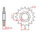 Sprocket Kit Yamaha YZF1000 Thunderace 96-02 - 530XRE 17/46
