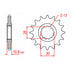 Sprocket Kit Yamaha XJR1300 - 530ZXW 17/39
