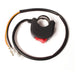 WHITES SWITCH BLOCK HEADLIGHT ON-OFF (20mm) RED TOGGLE