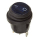 WHITES 12V ROCKER SWITCH ON-OFF BLU WATERPROOF ROUND