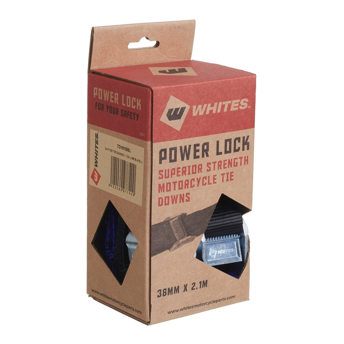 Whites Tie-Downs - Black / Blue