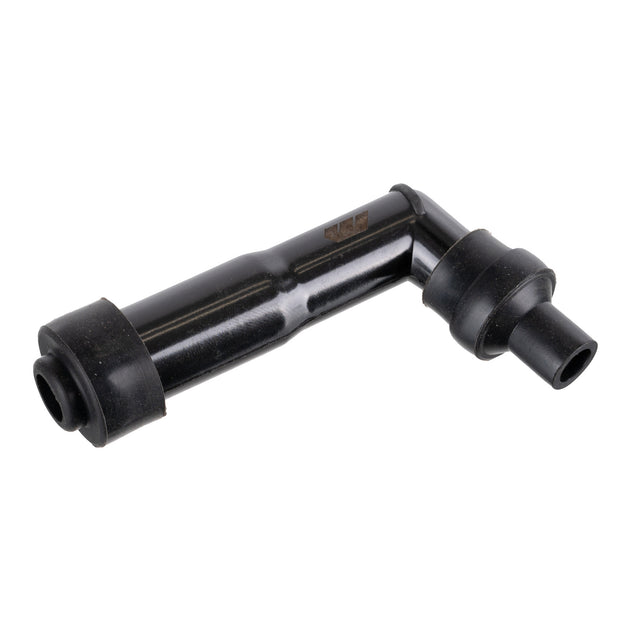 Whites Spark Plug Cap (Replaces XZ05F) Long Right Angle - Black