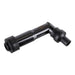 Whites Spark Plug Cap (Replaces XZ05F) Long Right Angle - Black