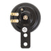 Whites 12v Horn - Round Black - 70mm Diameter - 110db