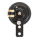 Whites 12v Horn - Round Black - 70mm Diameter - 110db