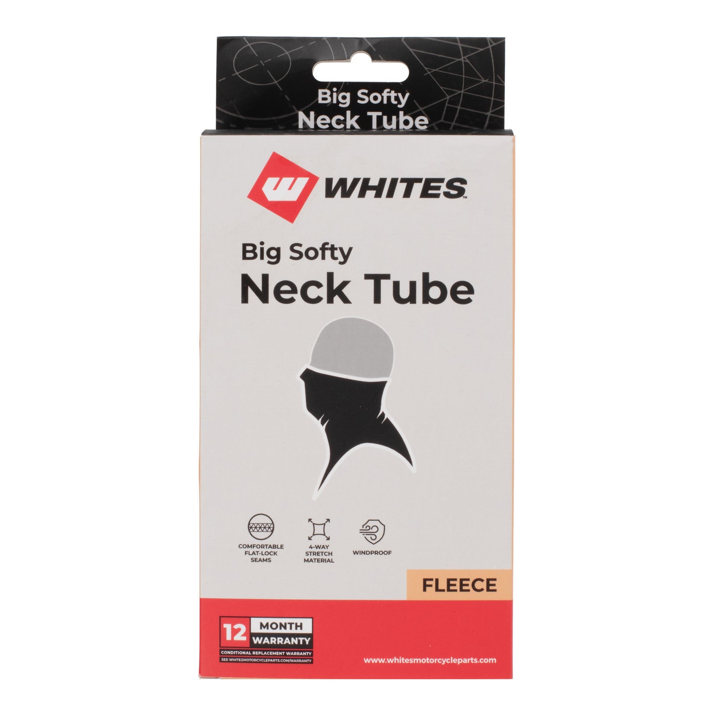 Whites Microfibre Neck Tube - Black